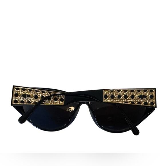 Christian Dior Women’s Black Sunglasses with Gold Bamboo Trim main image 8